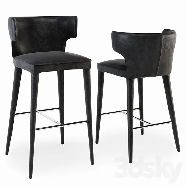 Melrose Barstool 3ds Max