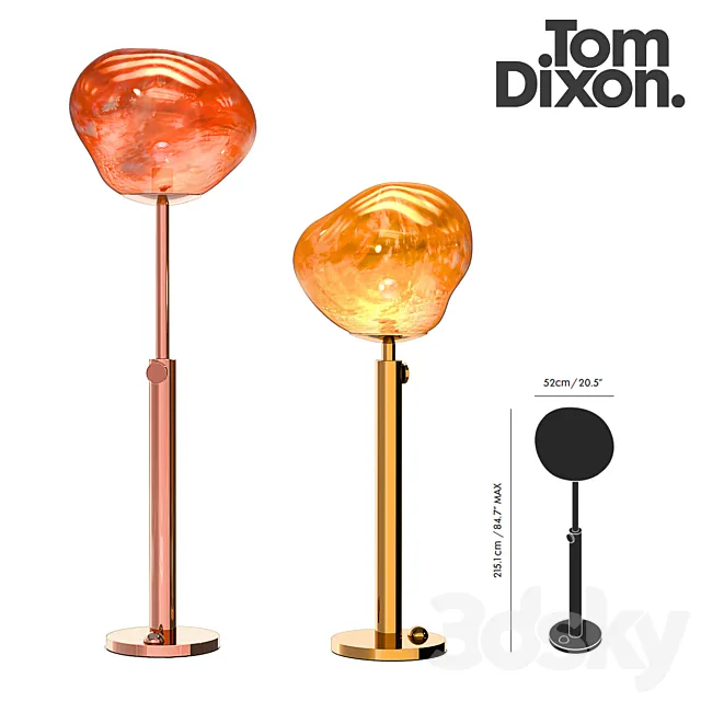 Melt Floor Lamp Tom Dixon 3DS Max Model