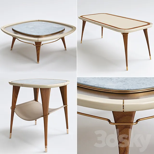 MELTING Coffee table Turri 3ds Max