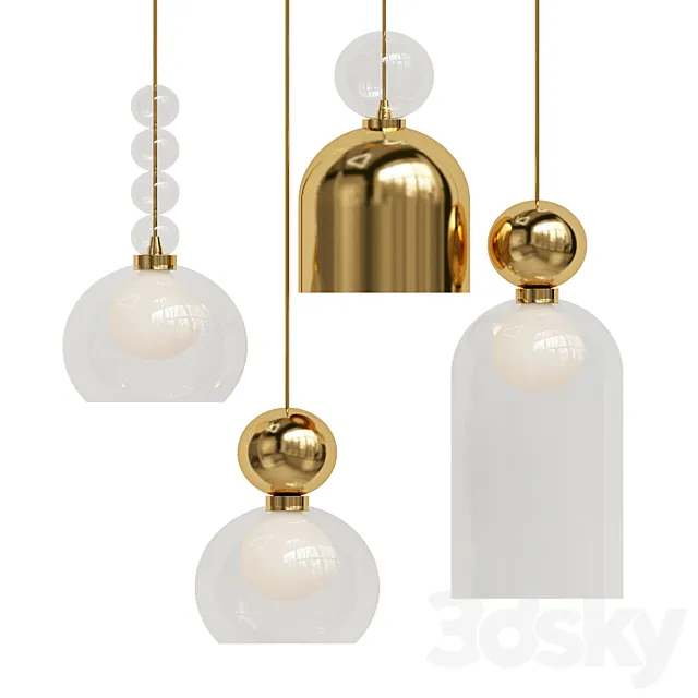 Memorial Pendant Lamps 3ds Max