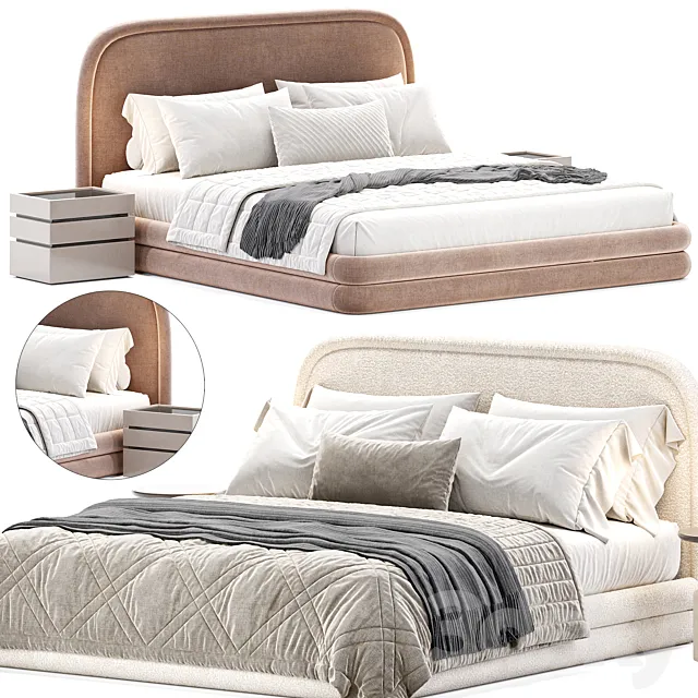 Mendosa Bed By Laredoute 3ds Max