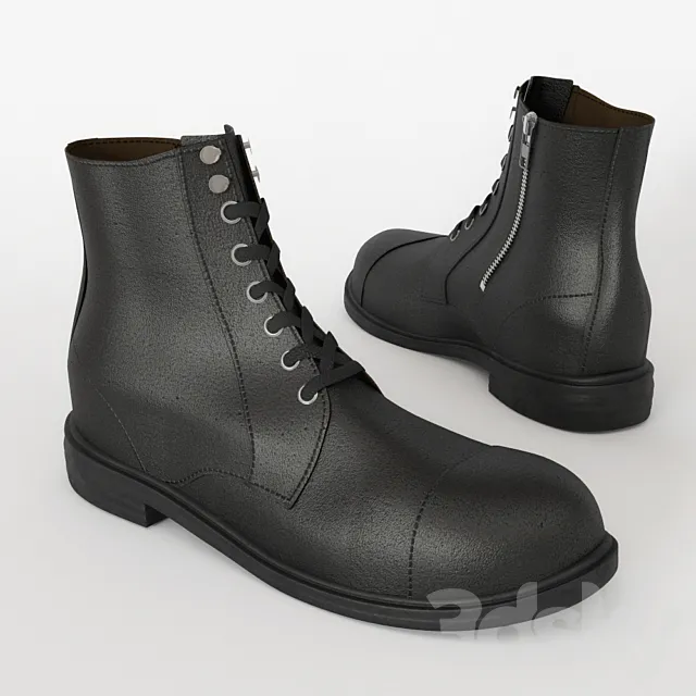 men’s footwear 3DS Max Model