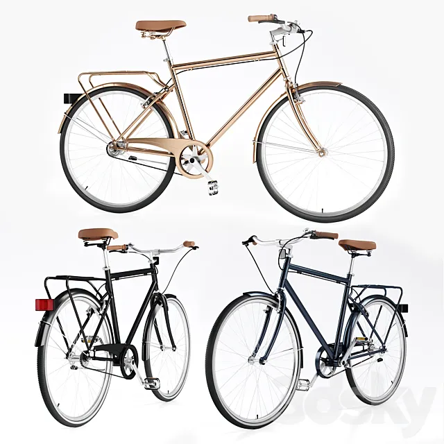 Men’s  Vintage Bike _ Bike Vintage Roadster 3DSMax File