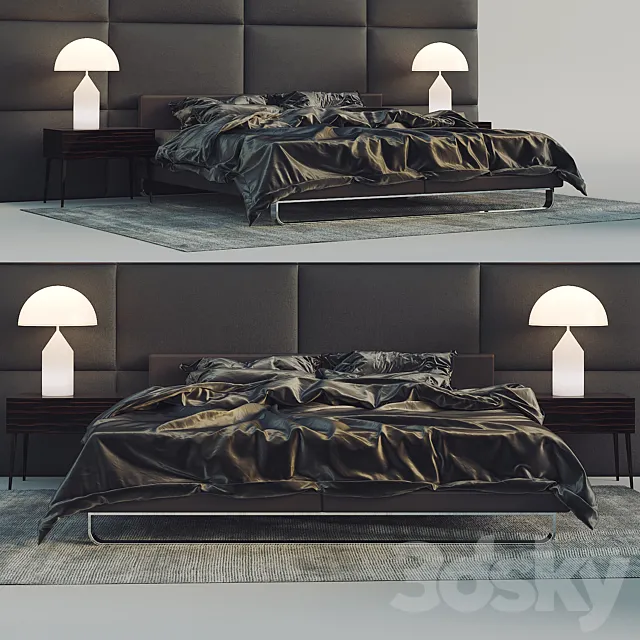 Men’s_bed 3DS Max Model