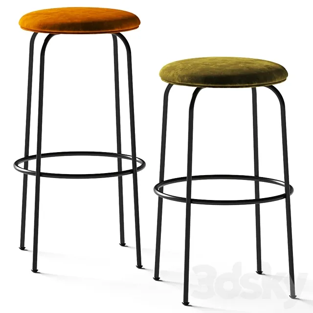 Menu Afteroom Bar Stool 3ds Max