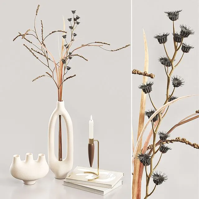 MENU Decor set 3dsMax Model