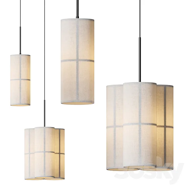 Menu Hashira Pendant Lamp 3ds Max