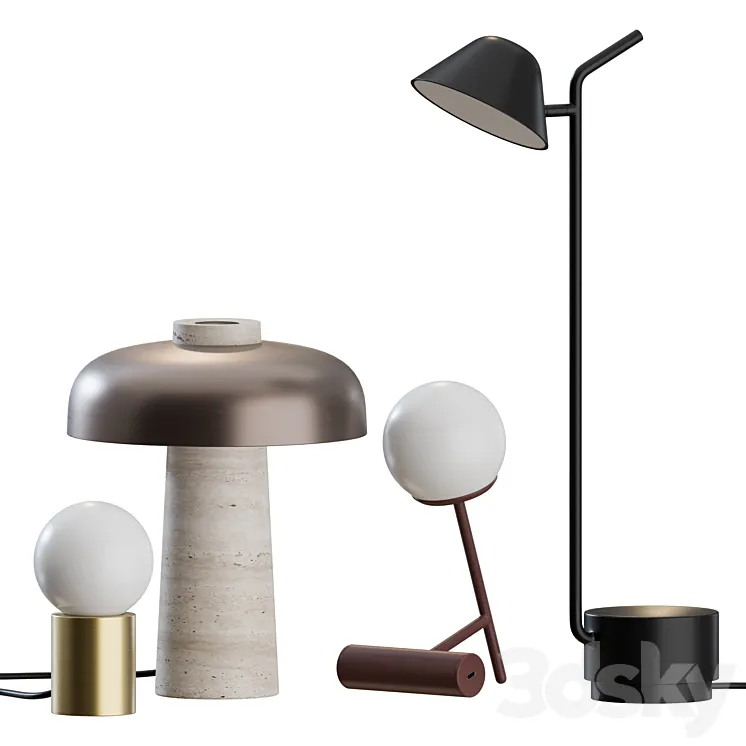 MENU Table Lamps 3DS Max