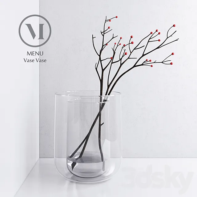 Menu Vase Vase by Norm 3dsMax Model