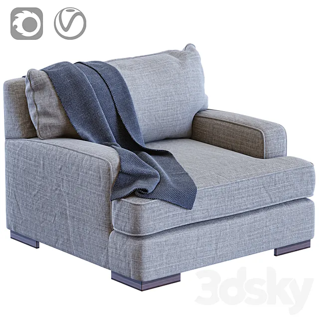 Mercado Armchair 3DS Max Model
