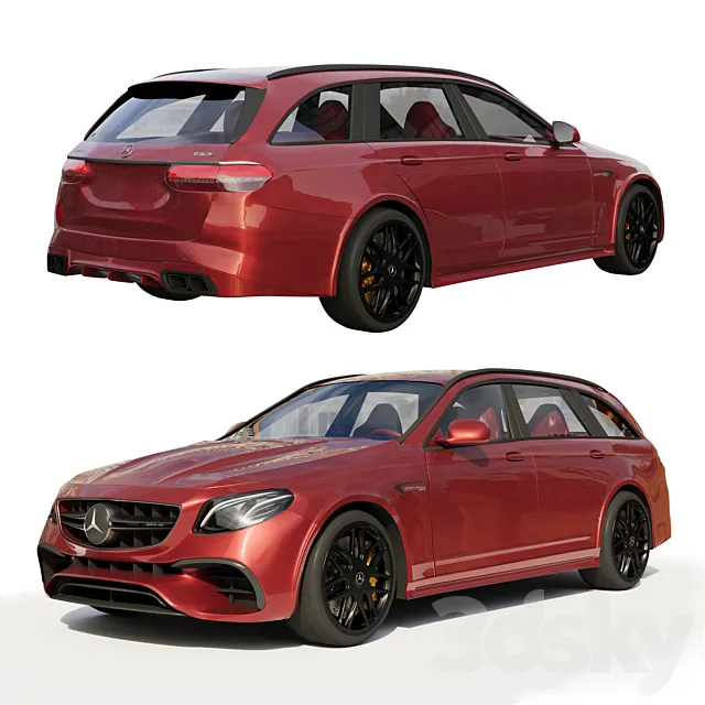 Mercedes-AMG E63 S Wagon 3ds Max