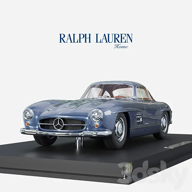 Mercedes Benz 300SL Coupe Limited Edition 3DS Max Model