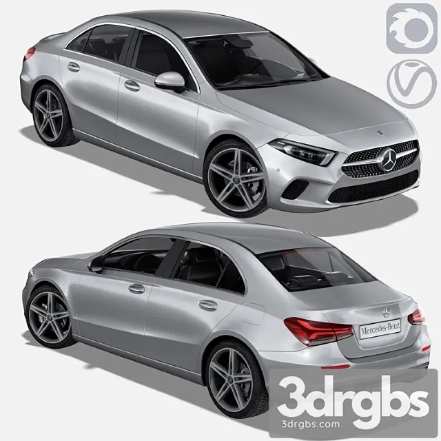 Mercedes-benz a-klasse iv (w177) sedan 3dsmax Download