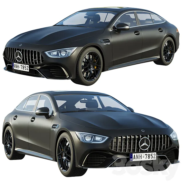 Mercedes-Benz AMG GT 63 4-door Coupe 3DS Max Model