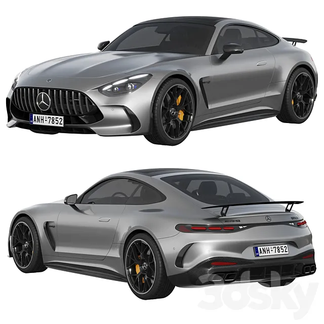 Mercedes-Benz AMG GT Coupe 2024 3ds Max