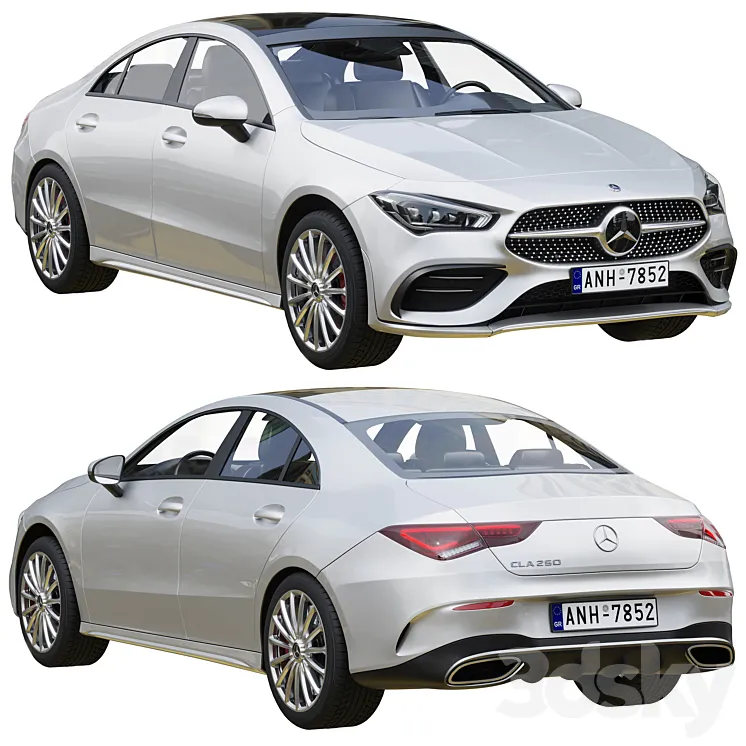 Mercedes-Benz CLA Coupe 250 2020 3DS Max