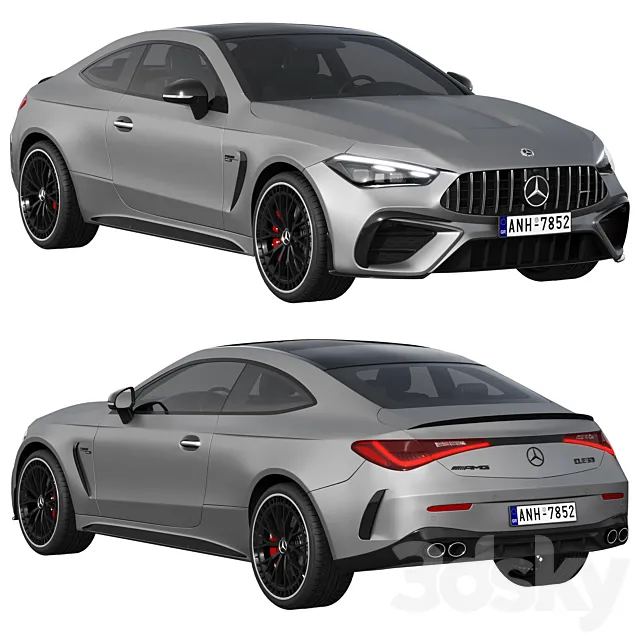 Mercedes-Benz CLE53 AMG Coupe 3ds Max