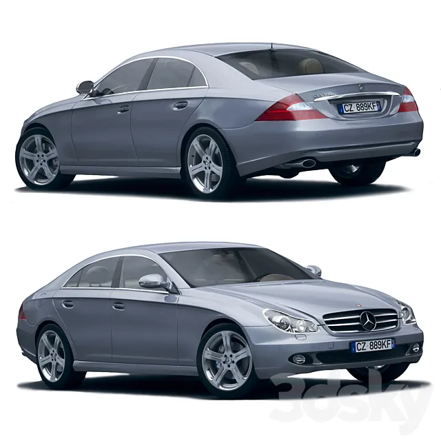 Mercedes Benz CLS500 3DS Max Model