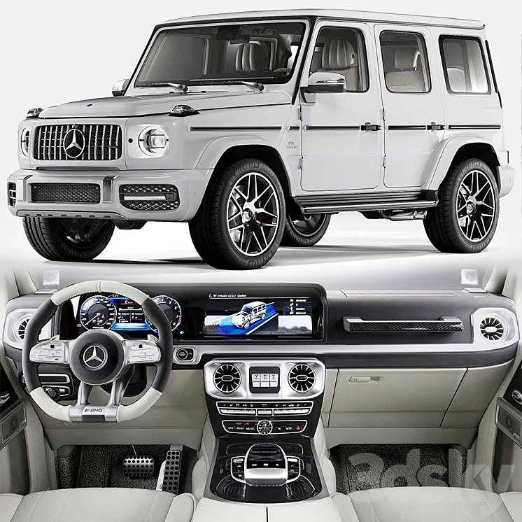 Mercedes-Benz G63 AMG 3DS Max