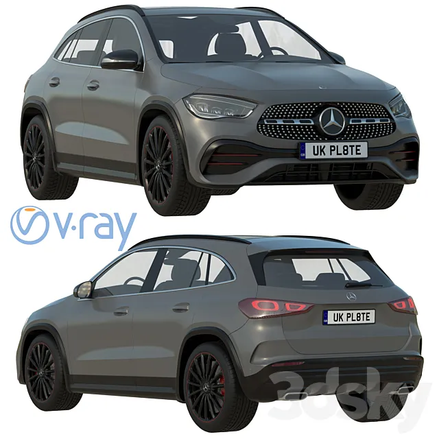 Mercedes-Benz GLA 2020 3DS Max Model