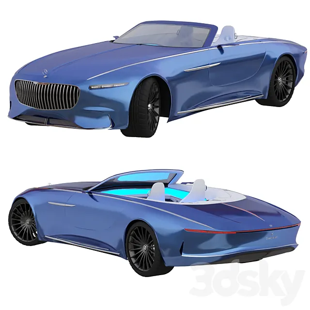 Mercedes Maybach Vision 6 2018 3ds Max