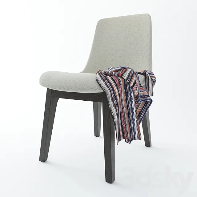 Mercer Side Chair 3ds Max