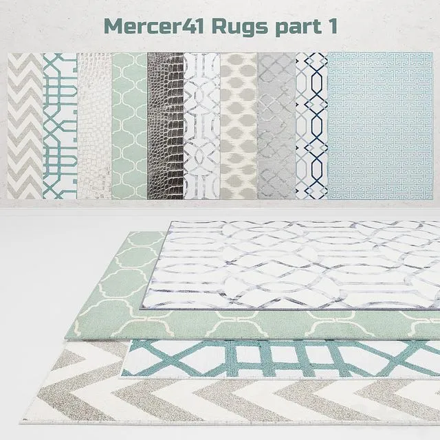 Mercer41 Rugs part 1 3dsMax Model