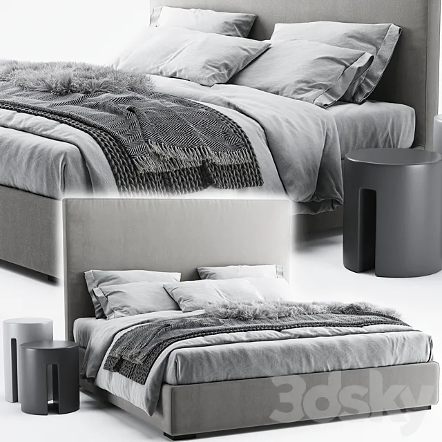 Meridiani Bardo Due Scandinavian Set 3ds Max