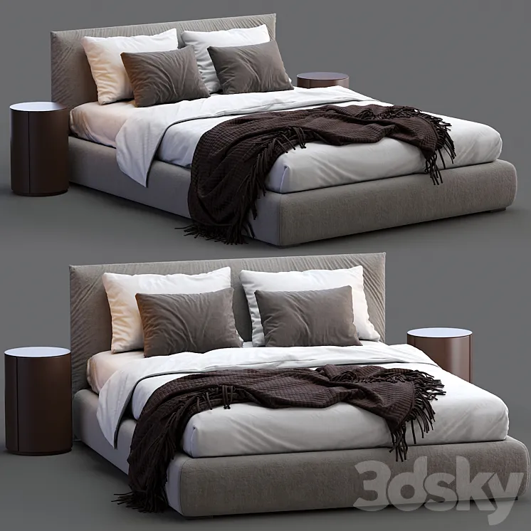 Meridiani Bed SCOTT 3DS Max
