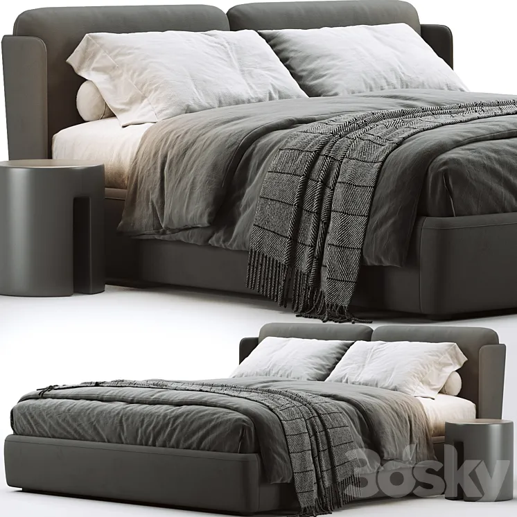 Meridiani Kira Bed 3DS Max