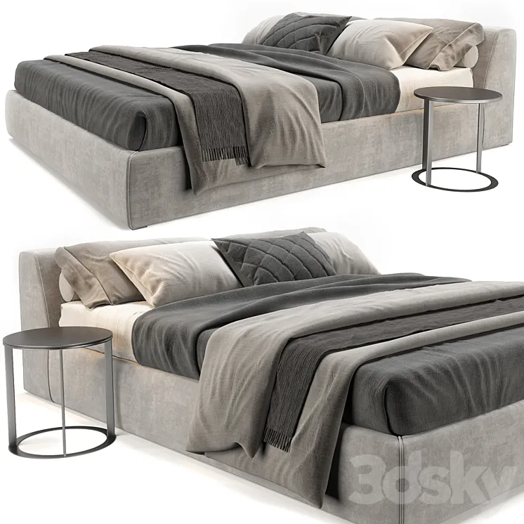 Meridiani Louis Bed 3DS Max