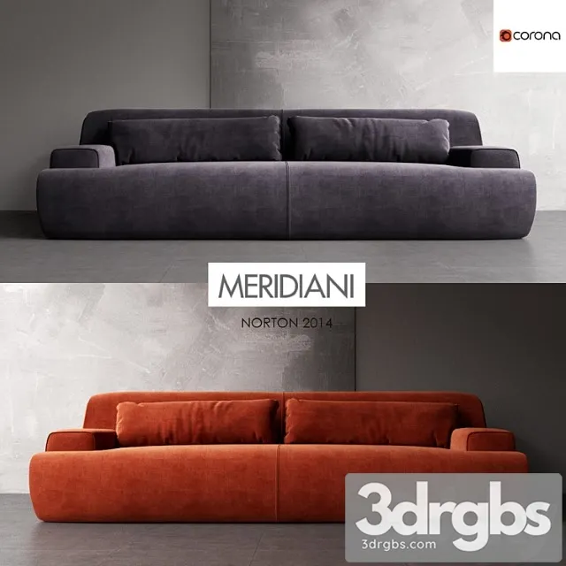 Meridiani Norton Sofa 3dsmax Download