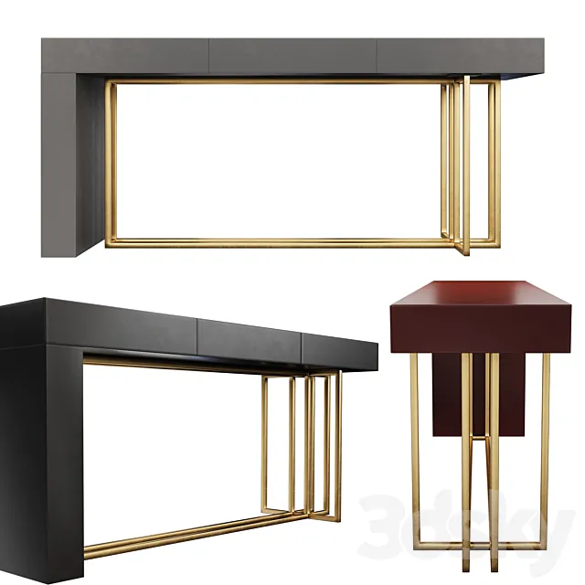 Meridiani Quincy Console table 3DSMax File