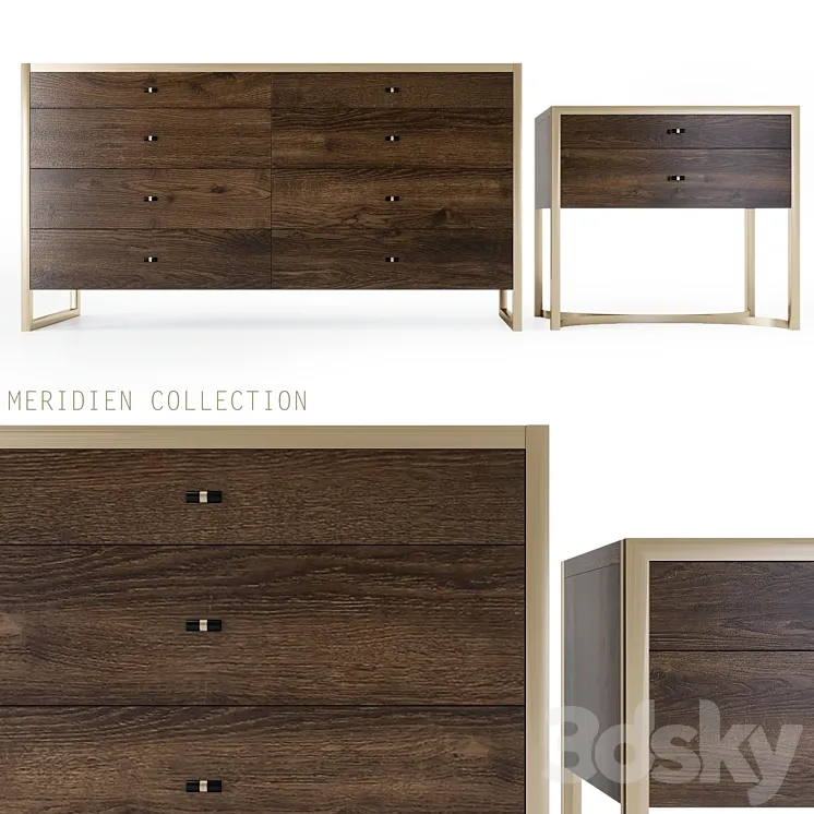 Meridien Collection_bedroom Furniture 3DS Max