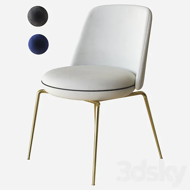 merwyn dining chair domo 3ds Max