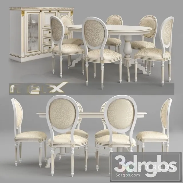 Merx Stolovaya Table and Chair 3dsmax Download