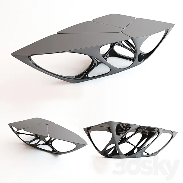 Mesa _ Vitra Edition Table by Zaha Hadid 3DS Max Model