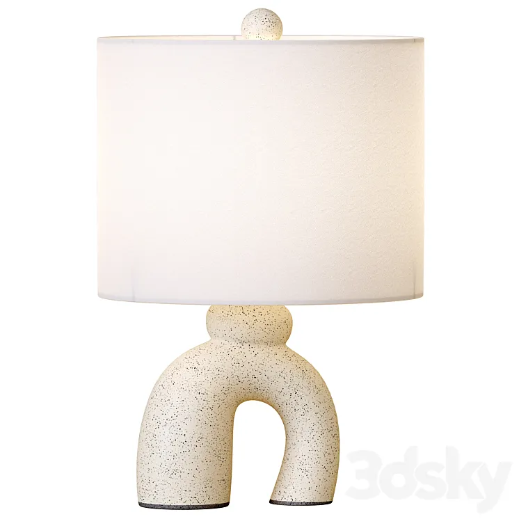 Mesa Ceramic Table Lamp 3DS Max