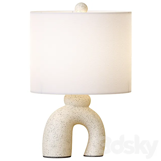 Mesa Ceramic Table Lamp 3DSMax File