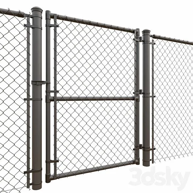 Mesh Fencing 1 3dsMax Model
