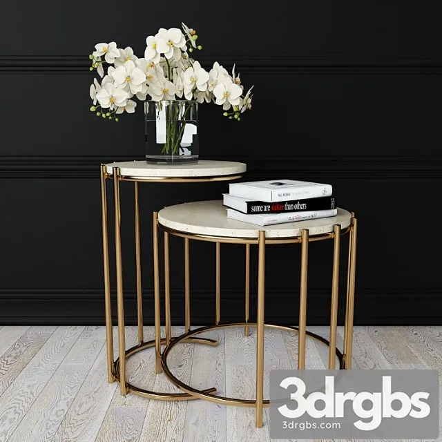 Messina nesting side tables 2 3dsmax Download