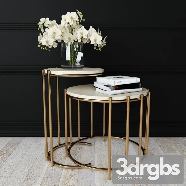 Messina Nesting Side Tables 3dsmax Download
