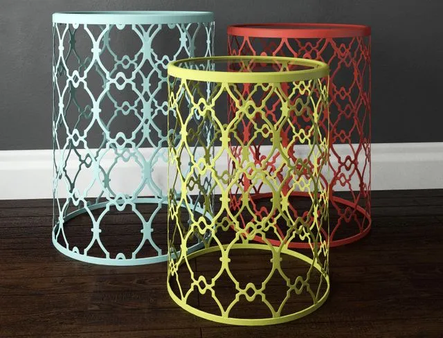 Metal Accent Table Set 3dsMax Model