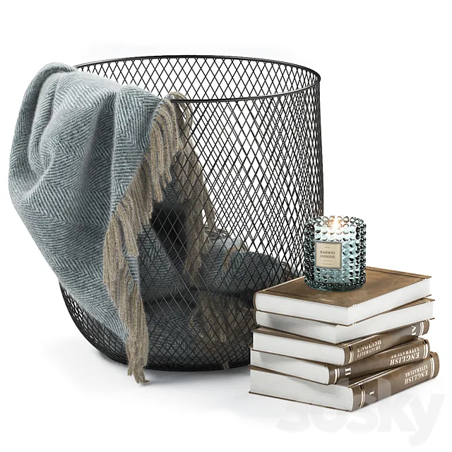 METAL BASKET DECOR 08 3ds Max