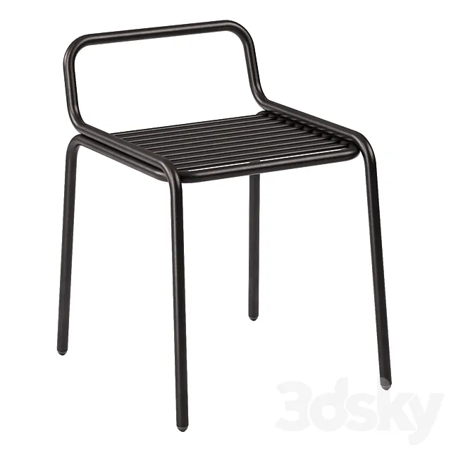 Metal chair “Duga S” 3DS Max Model