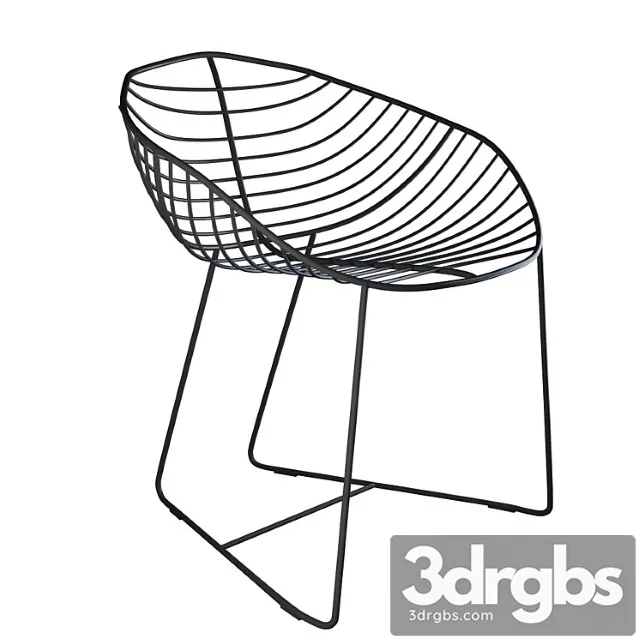 Metal chair lystok chair 2 3dsmax Download