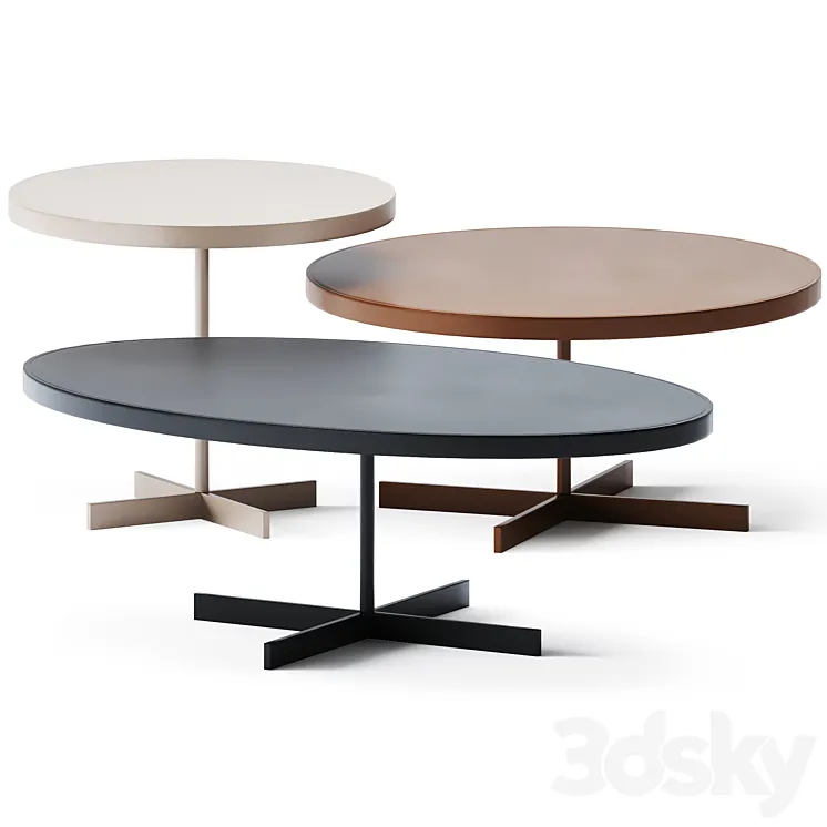 Metal Coffee Tables Cerasarda by Talk 3DS Max