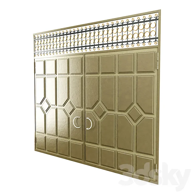 Metal Gates 3DS Max Model