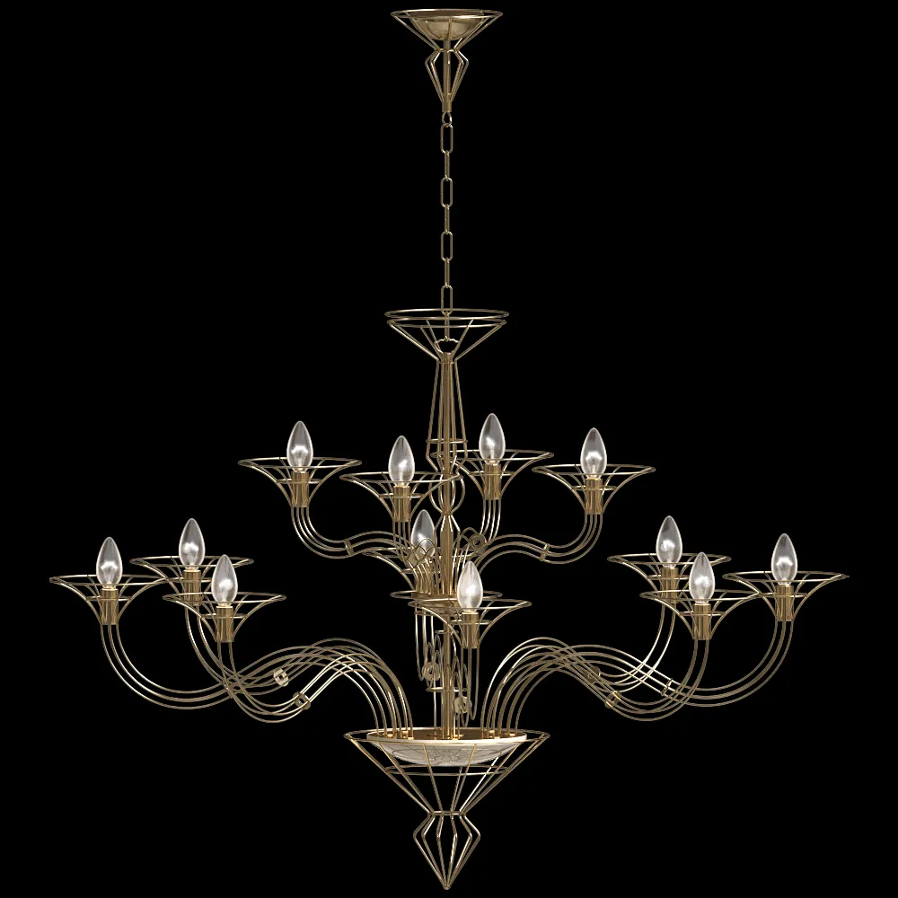 Metal Lux – Chandelier Dedalo 3ds Max