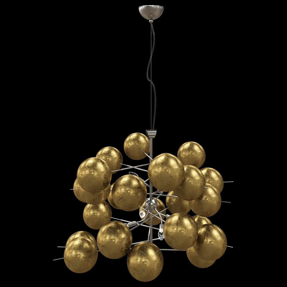 Metal Lux – Pendant lamp Atom 3ds Max